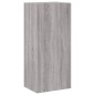 vidaXL Muebles de TV de pared 5 pzas madera de ingeniería gris Sonoma vidaXL Muebles de TV de pared 5 pzas madera de ingeniería gris Sonoma