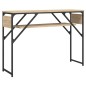 vidaXL Mesa consola estante madera ingeniería roble Sonoma 105x30x75cm vidaXL Mesa consola estante madera ingeniería roble Sonoma 105x30x75cm