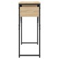 vidaXL Mesa consola estante madera ingeniería roble Sonoma 105x30x75cm vidaXL Mesa consola estante madera ingeniería roble Sonoma 105x30x75cm