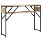 vidaXL Mesa consola estante madera ingeniería roble Sonoma 105x30x75cm vidaXL Mesa consola estante madera ingeniería roble Sonoma 105x30x75cm
