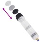 vidaXL Purgador de frenos blanco y negro 0,2 L vidaXL Purgador de frenos blanco y negro 0,2 L