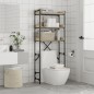 vidaXL Estantería lavadora madera ingeniería roble Sonoma 67x25x163 cm vidaXL Estantería lavadora madera ingeniería roble Sonoma 67x25x163 cm