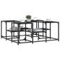 vidaXL Mesa de centro madera de ingeniería negro 91x91x40 cm vidaXL Mesa de centro madera de ingeniería negro 91x91x40 cm