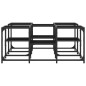 vidaXL Mesa de centro madera de ingeniería negro 91x91x40 cm vidaXL Mesa de centro madera de ingeniería negro 91x91x40 cm