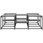 vidaXL Mesa de centro madera de ingeniería gris Sonoma 121x121x40 cm