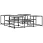 vidaXL Mesa de centro madera de ingeniería gris Sonoma 121x121x40 cm