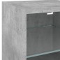 vidaXL Muebles TV pared con LED 6 pzas madera ingeniería gris hormigón vidaXL Muebles TV pared con LED 6 pzas madera ingeniería gris hormigón