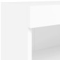vidaXL Muebles de TV de pared con LED 8 pzas madera ingeniería blanco
