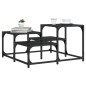 vidaXL Mesa de centro madera de ingeniería negro 68x68x40 cm vidaXL Mesa de centro madera de ingeniería negro 68x68x40 cm