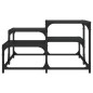 vidaXL Mesa de centro madera de ingeniería negro 68x68x40 cm vidaXL Mesa de centro madera de ingeniería negro 68x68x40 cm