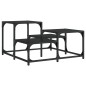 vidaXL Mesa de centro madera de ingeniería negro 68x68x40 cm vidaXL Mesa de centro madera de ingeniería negro 68x68x40 cm