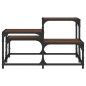 vidaXL Mesa de centro madera de ingeniería roble marrón 68x68x40 cm vidaXL Mesa de centro madera de ingeniería roble marrón 68x68x40 cm