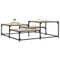 vidaXL Mesa de centro madera de ingeniería roble Sonoma 107x107x40 cm vidaXL Mesa de centro madera de ingeniería roble Sonoma 107x107x40 cm