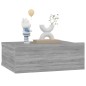 vidaXL Mesita de noche flotante 2 uds madera gris Sonoma 40x30x15 cm vidaXL Mesita de noche flotante 2 uds madera gris Sonoma 40x30x15 cm