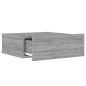 vidaXL Mesita de noche flotante 2 uds madera gris Sonoma 40x30x15 cm vidaXL Mesita de noche flotante 2 uds madera gris Sonoma 40x30x15 cm