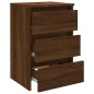 vidaXL Mesitas de noche 2 uds contrachapado roble marrón 40x35x62,5 cm vidaXL Mesitas de noche 2 uds contrachapado roble marrón 40x35x62,5 cm