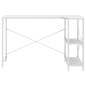 vidaXL Escritorio de ordenador madera de ingeniería blanco 110x72x70cm vidaXL Escritorio de ordenador madera de ingeniería blanco 110x72x70cm