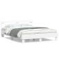 vidaXL Estructura cama con cabecero madera ingeniería blanco 140x190cm vidaXL Estructura cama con cabecero madera ingeniería blanco 140x190cm