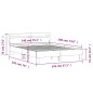 vidaXL Estructura cama con cabecero madera ingeniería blanco 140x190cm vidaXL Estructura cama con cabecero madera ingeniería blanco 140x190cm