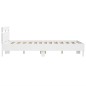 vidaXL Estructura cama con cabecero madera ingeniería blanco 120x190cm