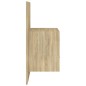 vidaXL Mesita de noche de pared 2 unidades color roble Sonoma vidaXL Mesita de noche de pared 2 unidades color roble Sonoma