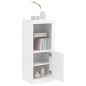 vidaXL Aparador con luces LED blanco 41x37x100 cm vidaXL Aparador con luces LED blanco 41x37x100 cm