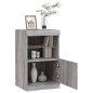 vidaXL Aparador con luces LED gris Sonoma 41x37x67 cm vidaXL Aparador con luces LED gris Sonoma 41x37x67 cm