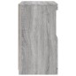 vidaXL Aparador con luces LED gris Sonoma 41x37x67 cm vidaXL Aparador con luces LED gris Sonoma 41x37x67 cm