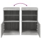 vidaXL Aparador con luces LED gris Sonoma 41x37x67 cm vidaXL Aparador con luces LED gris Sonoma 41x37x67 cm