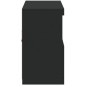 vidaXL Aparador con luces LED negro 81x37x67 cm vidaXL Aparador con luces LED negro 81x37x67 cm