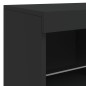 vidaXL Aparador con luces LED negro 81x37x67 cm vidaXL Aparador con luces LED negro 81x37x67 cm