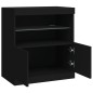 vidaXL Aparador con luces LED negro 60x37x67 cm vidaXL Aparador con luces LED negro 60x37x67 cm