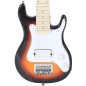 vidaXL Guitarra eléctrica para niños con funda marrón y blanco 3/4 30" vidaXL Guitarra eléctrica para niños con funda marrón y blanco 3/4 30"