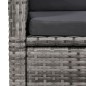 vidaXL Juego de comedor para jardín 5 piezas gris vidaXL Juego de comedor para jardín 5 piezas gris