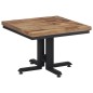 vidaXL Mesa de centro teca reciclada maciza 55x55x40 cm