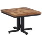 vidaXL Mesa de centro teca reciclada maciza 55x55x40 cm