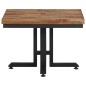 vidaXL Mesa de centro teca reciclada maciza 55x55x40 cm