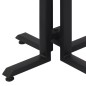 vidaXL Mesa de centro teca reciclada maciza 55x55x40 cm