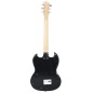 vidaXL Guitarra eléctrica principiantes con funda marrón negro 4/4 39" vidaXL Guitarra eléctrica principiantes con funda marrón negro 4/4 39"