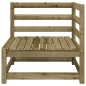 vidaXL Sofá esquinero de jardín madera de pino impregnada 70x70x67 cm vidaXL Sofá esquinero de jardín madera de pino impregnada 70x70x67 cm