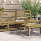 vidaXL Sofás de jardín sin reposabrazos 2 uds madera pino 70x70x67 cm vidaXL Sofás de jardín sin reposabrazos 2 uds madera pino 70x70x67 cm