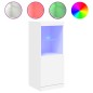 vidaXL Aparador con luces LED blanco 41x37x100 cm vidaXL Aparador con luces LED blanco 41x37x100 cm