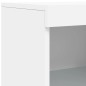 vidaXL Aparador con luces LED blanco 41x37x100 cm vidaXL Aparador con luces LED blanco 41x37x100 cm
