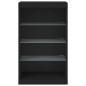 vidaXL Aparador con luces LED negro 60,5x37x100 cm vidaXL Aparador con luces LED negro 60,5x37x100 cm