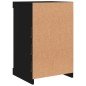 vidaXL Aparador con luces LED negro 41x37x67 cm vidaXL Aparador con luces LED negro 41x37x67 cm