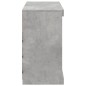 vidaXL Aparador con luces LED gris hormigón 81x37x67 cm vidaXL Aparador con luces LED gris hormigón 81x37x67 cm