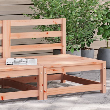 vidaXL Sofá jardín sin reposabrazos madera maciza Douglas 70x70x67 cm