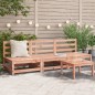 vidaXL Sofás jardín sin reposabrazos 3 uds madera Douglas 70x70x67 cm vidaXL Sofás jardín sin reposabrazos 3 uds madera Douglas 70x70x67 cm