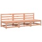 vidaXL Sofás jardín sin reposabrazos 3 uds madera Douglas 70x70x67 cm vidaXL Sofás jardín sin reposabrazos 3 uds madera Douglas 70x70x67 cm