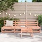 vidaXL Sofás jardín sin reposabrazos 3 uds madera Douglas 70x70x67 cm vidaXL Sofás jardín sin reposabrazos 3 uds madera Douglas 70x70x67 cm